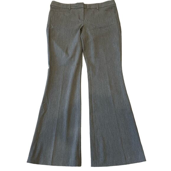 Express Women's Flare Leg Trouser Pants Grey Size 10 - Picture 2 of 9